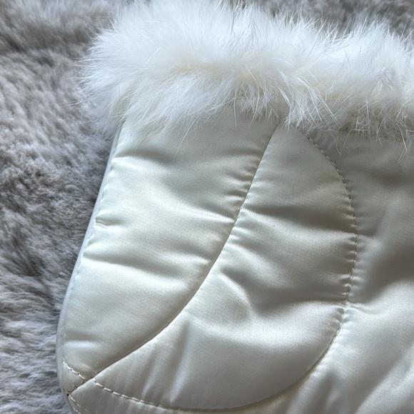 Coach White Puffy & Fluffy Wristlet - Picture 2 of 7